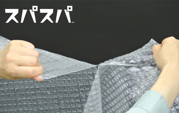 まっすぐに切れるプチプチ 「スパスパ」が新登場