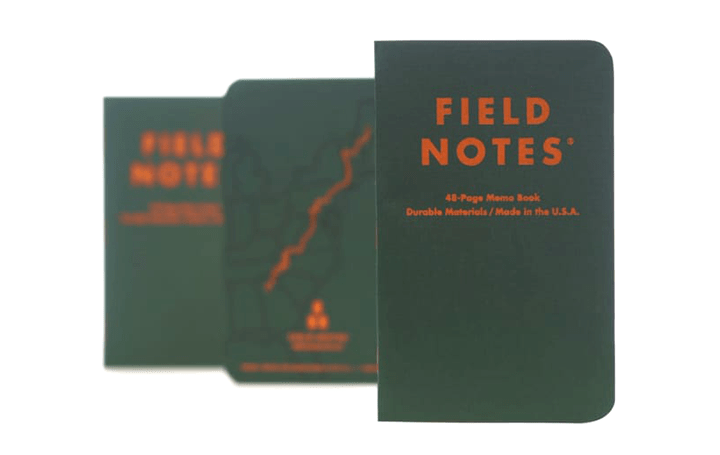 「ハイキング」をテーマにしたFIELD NOTESの メモブック「トレイルヘッド」