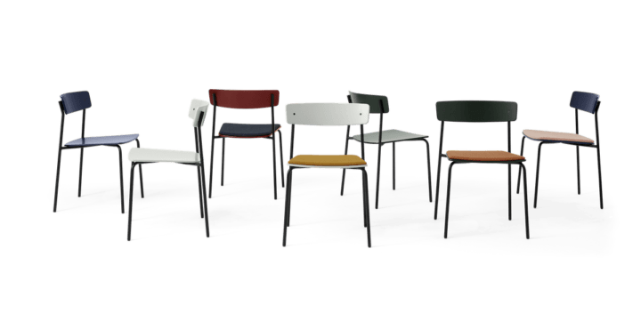 家具ブランド TAKTの「Cross Chair Tube」 アーティスト Malene Bachが手がけた新色が登場