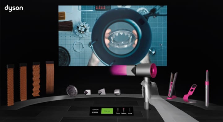 VRヘッドセットでバーチャルストアを楽しむ 「Dyson Demo VR」がリリース