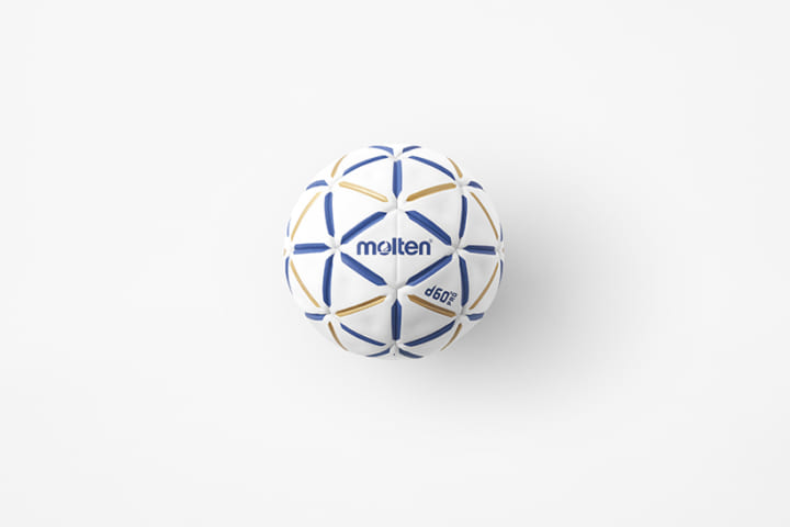 nendoがデザインを手がけた モルテンのハンドボール試合球