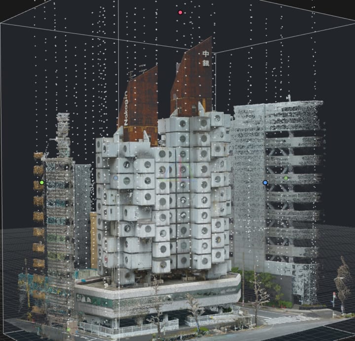 黒川紀章設計の「中銀カプセルタワービル」 3Dデジタルアーカイブ化して広く活用へ
