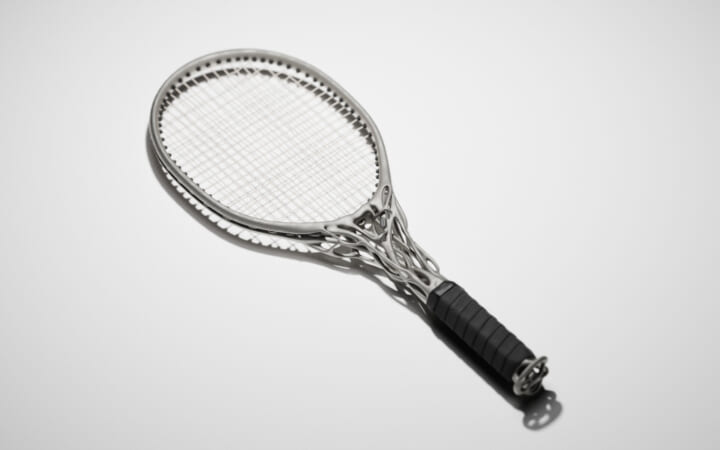 AIが文字情報からデザインした  All Design Labのテニスラケット「Hìtëkw」