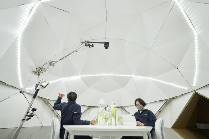 宇宙を想定した生活環境検証ユニット 「DAN DAN DOME EXP. STATION」