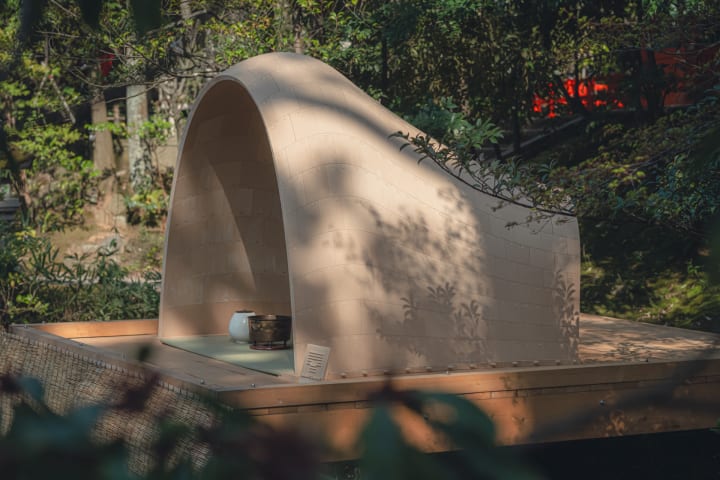 3Dプリントによる部品で組み上げた 茶室プロトタイプ「TSUGINOTE TEA HOUSE」