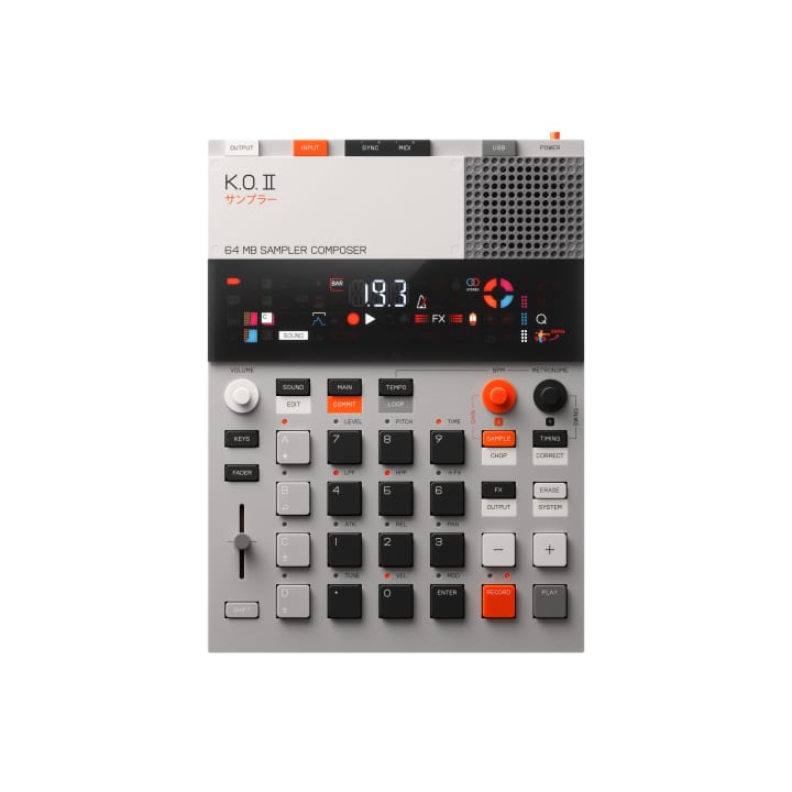 ストックホルムの電子楽器メーカーteenage engineering 新作サンプラー「EP–133 K.O.II」を発売
