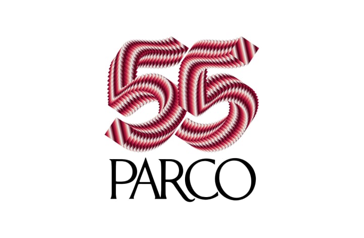 デザイナーの深地宏昌が制作した パルコ55周年ロゴが公開