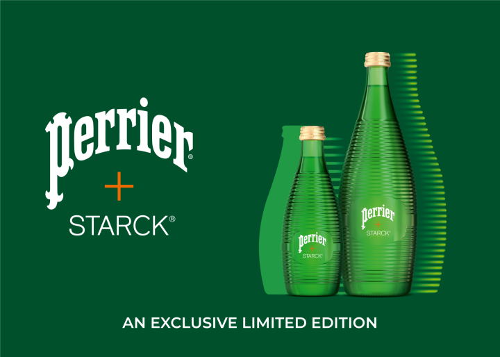 フィリップ・スタルクのボトルデザインによる 「PERRIER ＋ STARCK」が登場