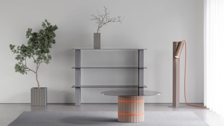 JAMES BURY DESIGN OFFICEによる サステナブルな家具シリーズ「Extrud.」