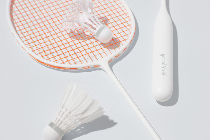 レジャーブランドyocabito、一体成型デザインのバドミントンセット「VALENCIA」を発売
