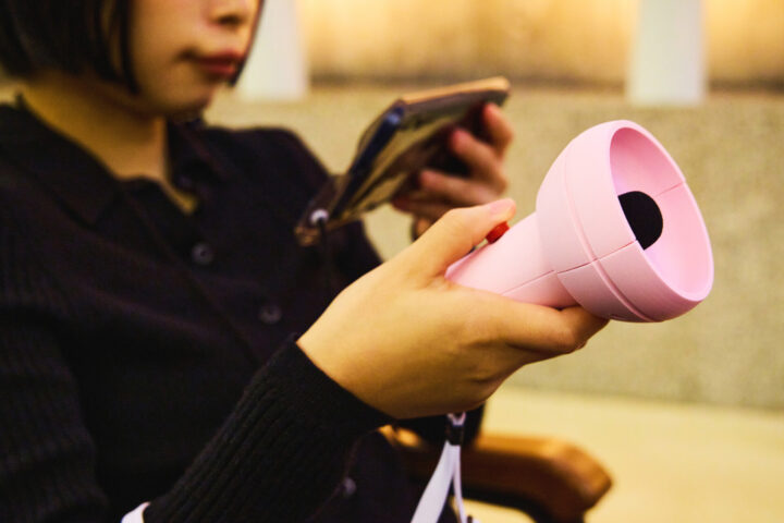 「Touch the sound picnic」および字幕タブレットの使用例。