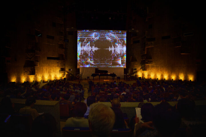 コンサート開演前の様子。