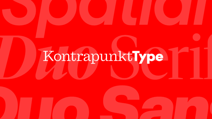 Kontrapunktがタイプファウンドリー「Kontrapunkt Type」をローンチ　3書体ファミリーを提供